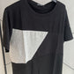 T-Shirt schwarz-grau