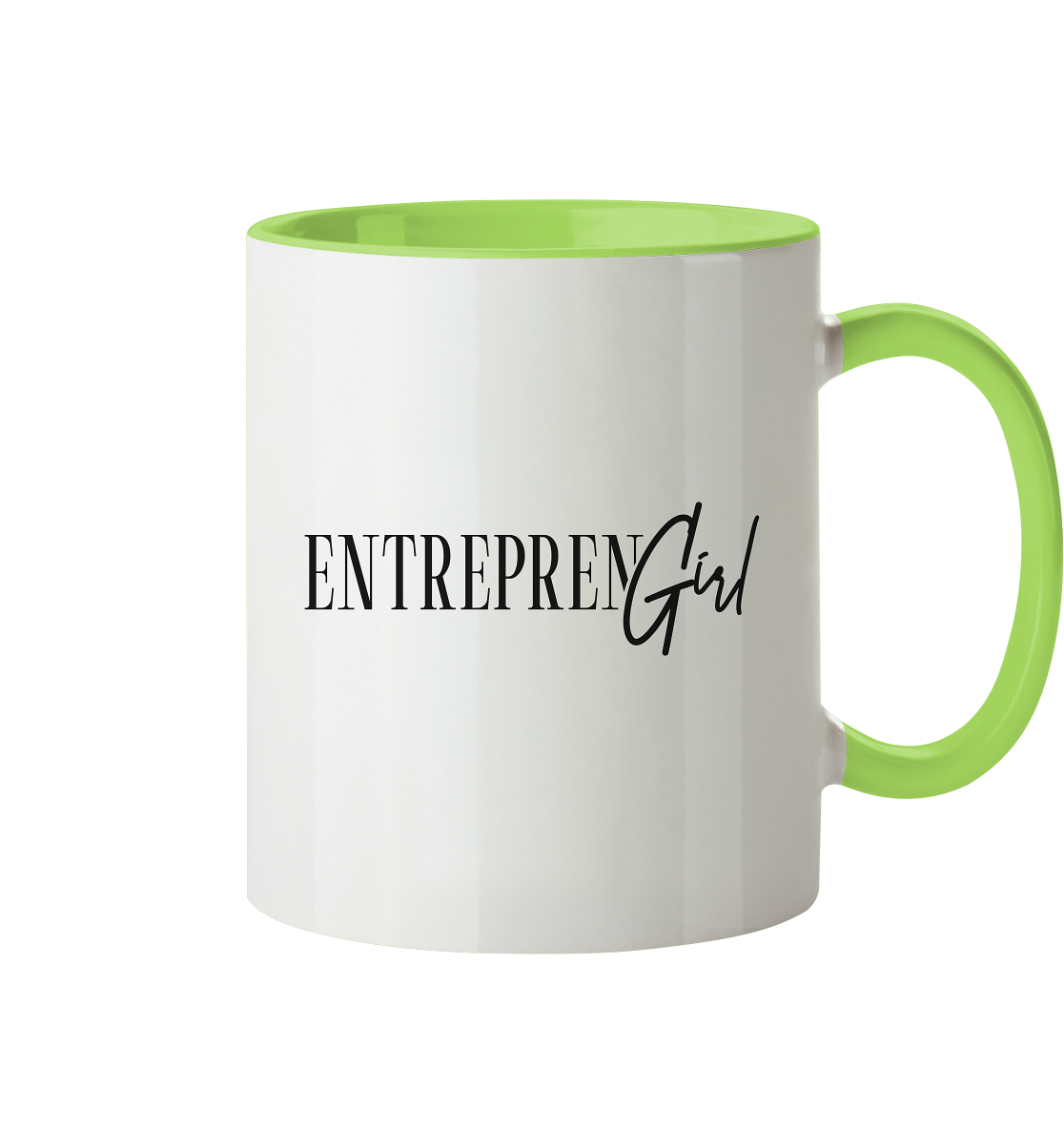 EntreprenGIRL - Tasse zweifarbig
